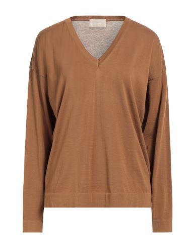 Drumohr Woman Sweater Brown Size L Cotton