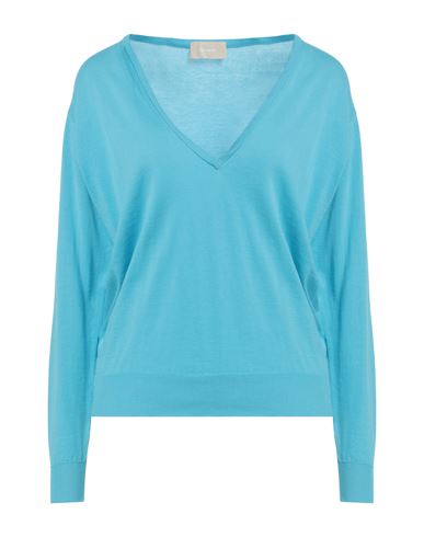 Shop Drumohr Woman Sweater Light Blue Size S Cotton