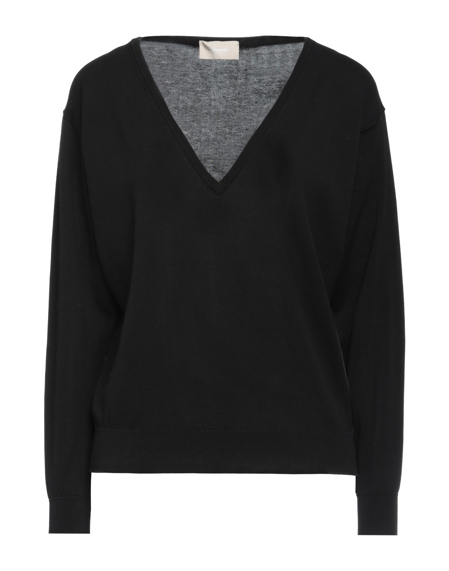 Shop Drumohr Woman Sweater Black Size L Cotton