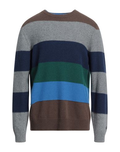 Mqj Man Sweater Brown Size Xxl Polyamide, Wool, Viscose, Cashmere
