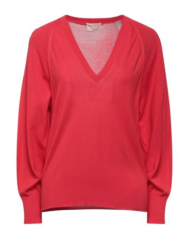 Drumohr Woman Sweater Red Size M Cotton