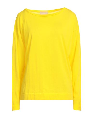 Shop Drumohr Woman Sweater Yellow Size S Cotton