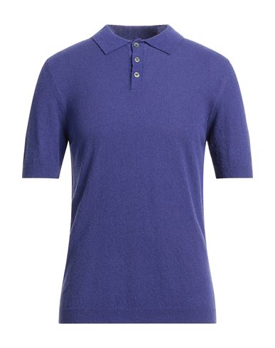 +39 Masq Man Sweater Purple Size L Cotton, Polyamide
