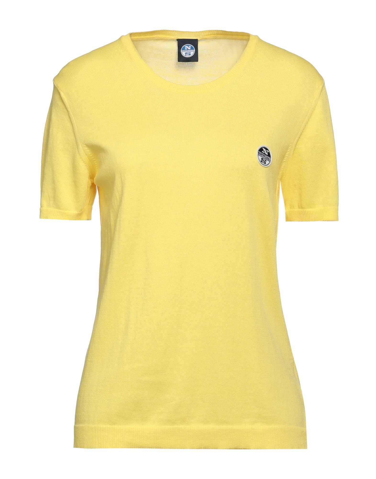 Shop North Sails Woman Sweater Light Yellow Size Xxl Cotton