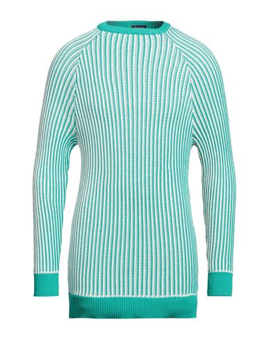 Drumohr Man Sweater Green Size 38 Cotton