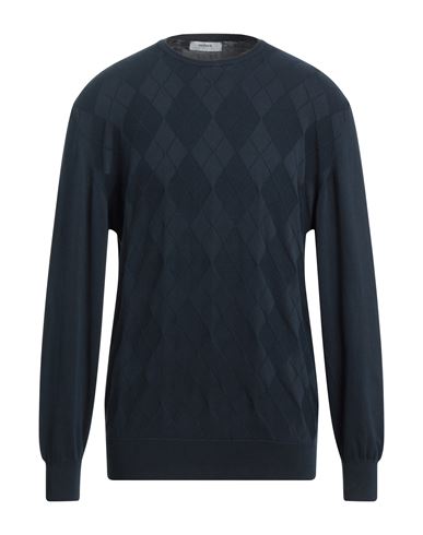 Alpha Studio Man Sweater Midnight Blue Size Xxl Cotton