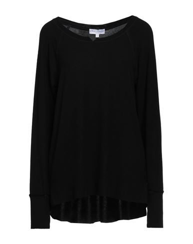 Michael Stars Woman Sweater Black Size L Polyester, Rayon, Elastane