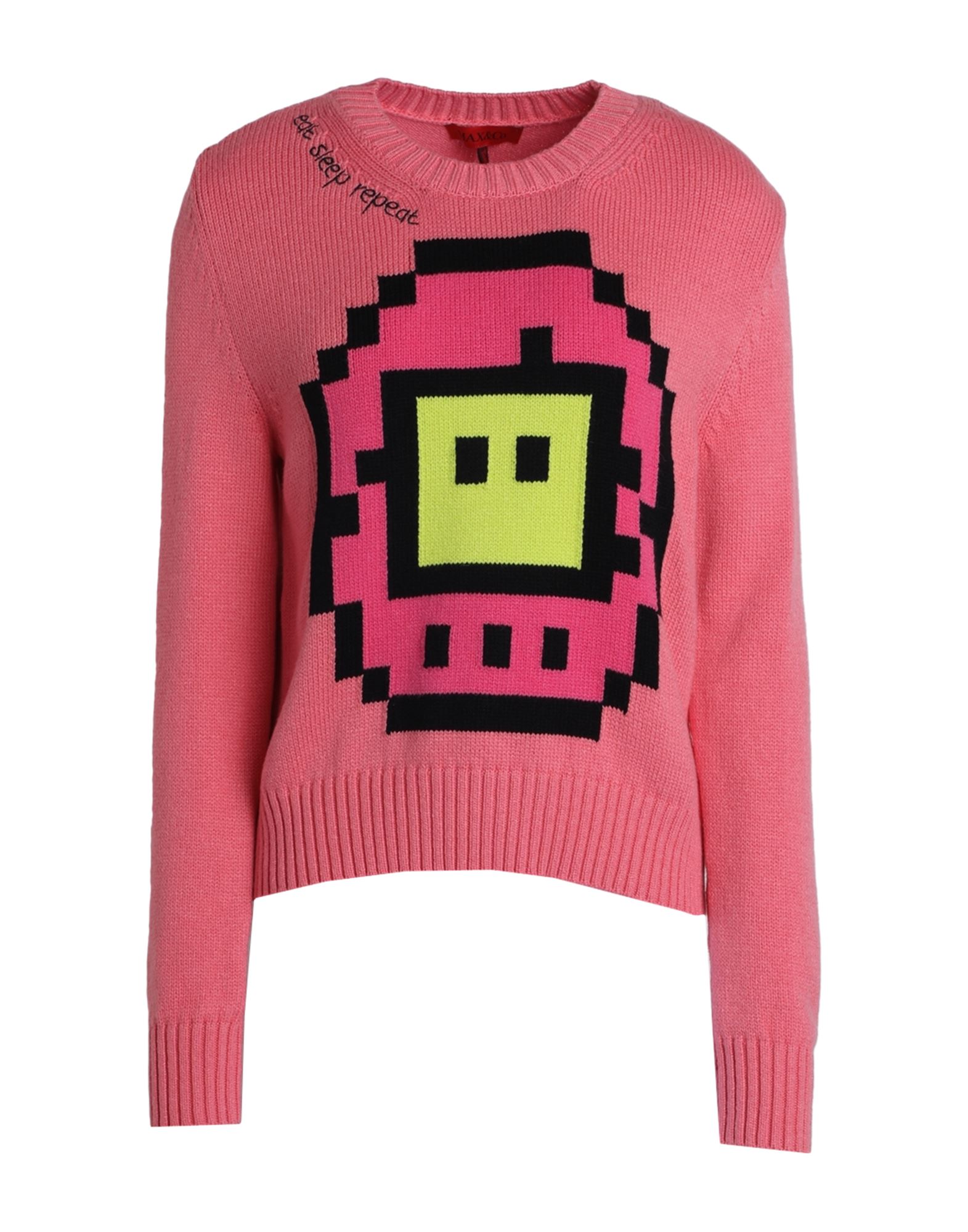 Max & Co . Woman Sweater Pink Size L Viscose, Polyester, Polyamide