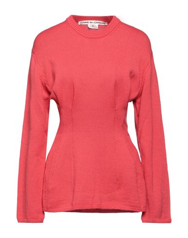 COMME DES GARÇONS COMME DES GARÇONS WOMAN SWEATER CORAL SIZE M ACRYLIC, WOOL