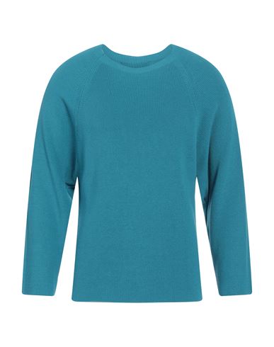 Daniele Fiesoli Man Sweater Azure Size 2 Cotton, Modal In Blue