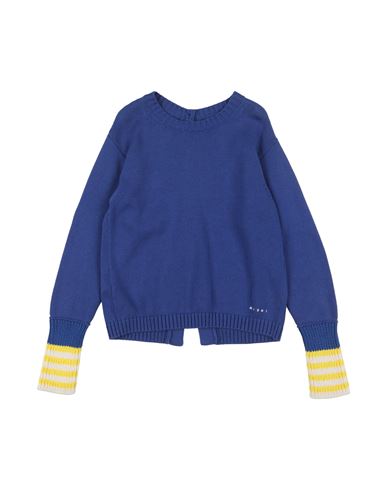 Marni Toddler Girl Sweater Blue Size 6 Cotton In Blue