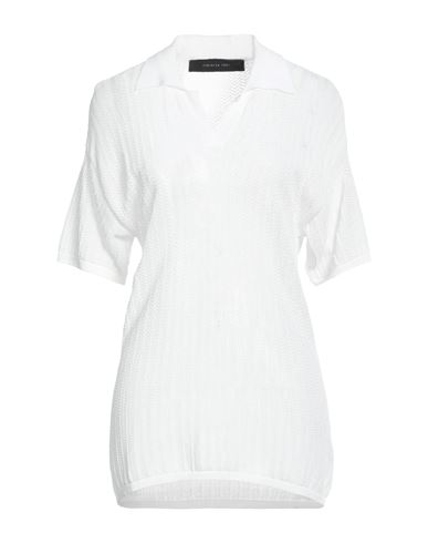 Federica Tosi Woman Sweater White Size 6 Viscose, Polyamide