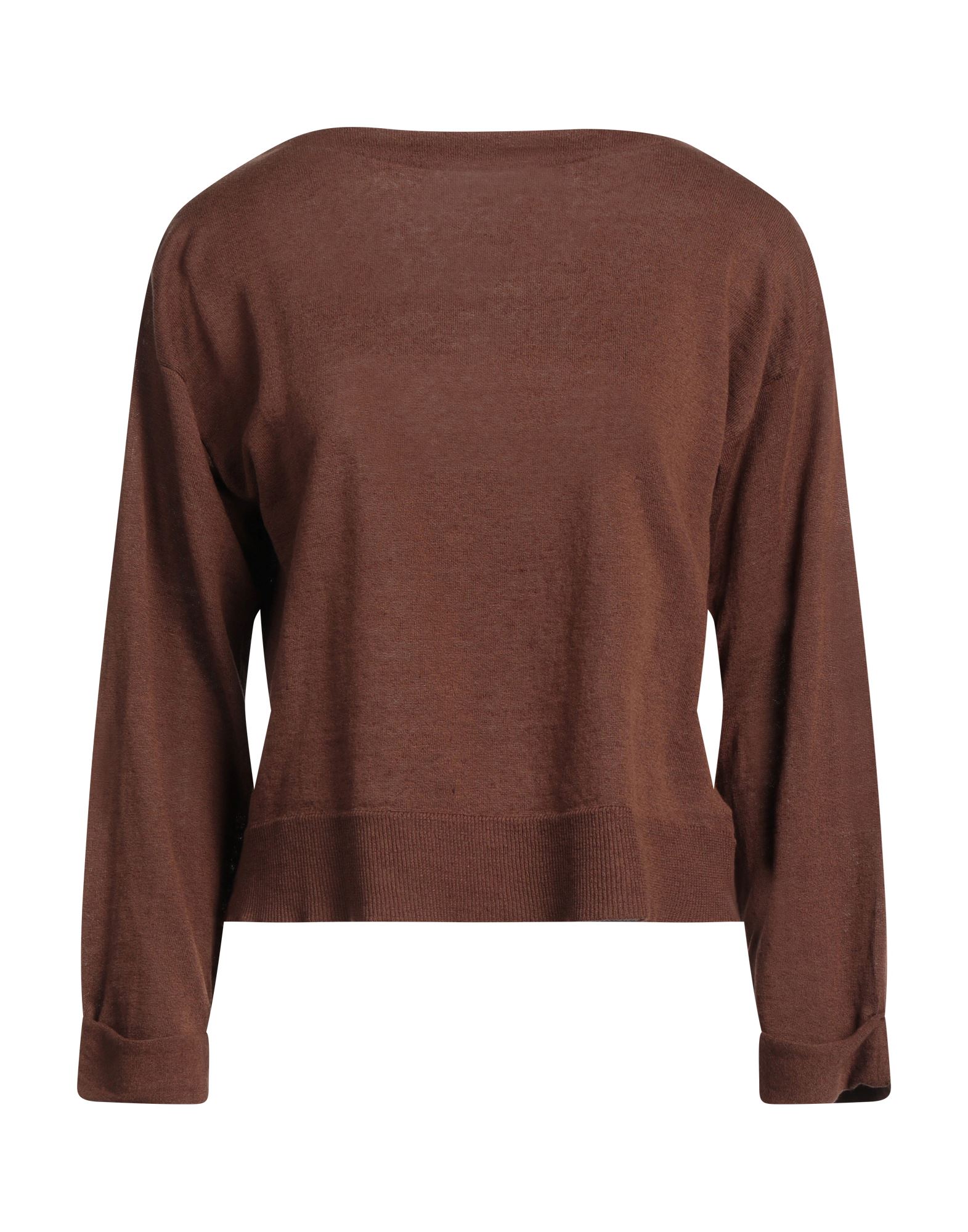 Alpha Studio Sweaters In Brown