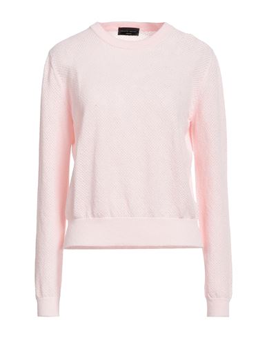Roberto Collina Woman Sweater Light Pink Size S Cotton, Polyamide