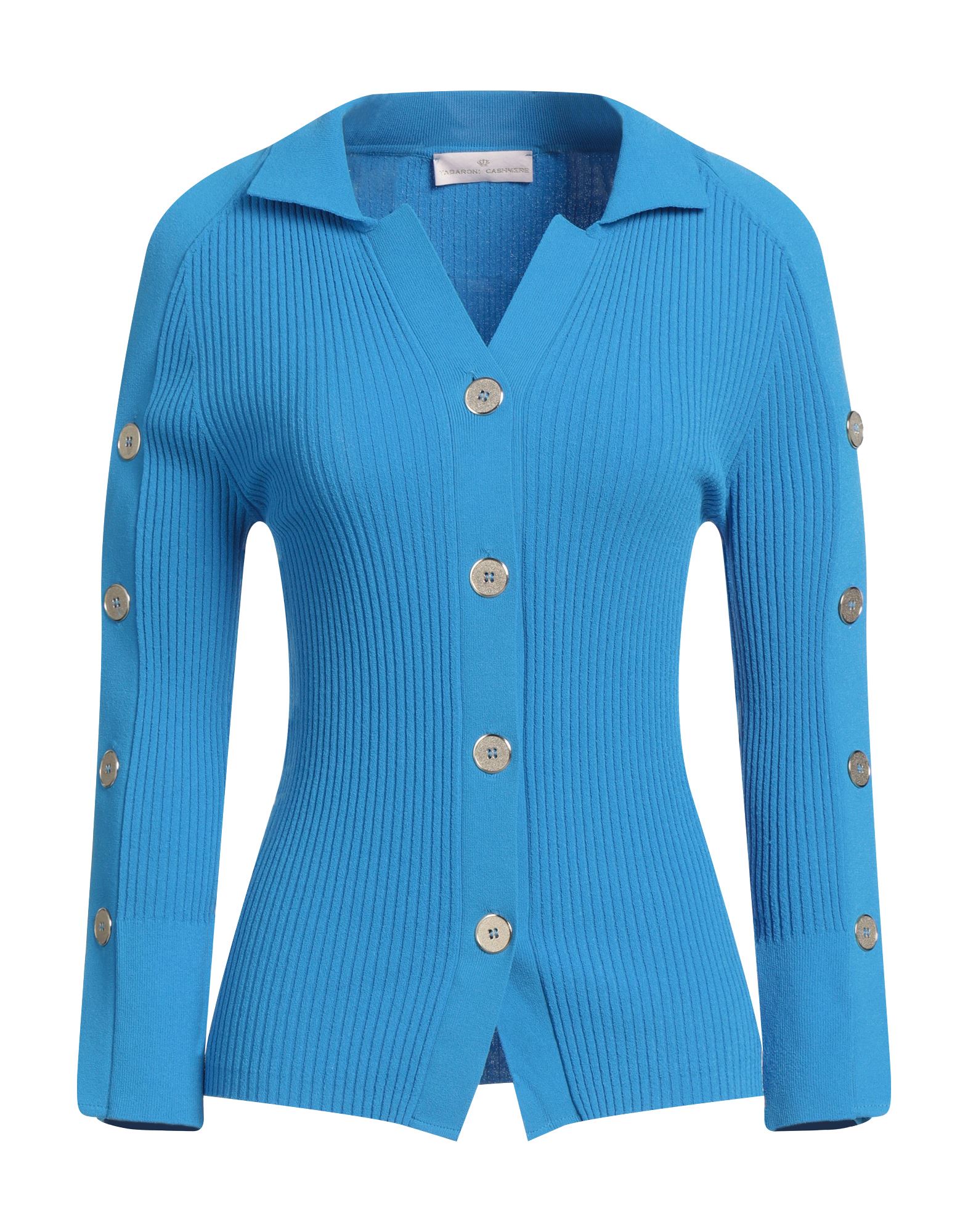 Tabaroni Cashmere Cardigans In Blue