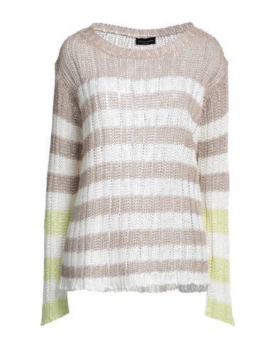 Roberto Collina Woman Sweater Beige Size M Linen, Cotton