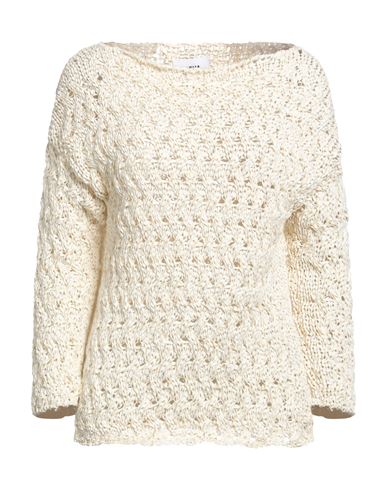 Alpha Studio Woman Sweater Ivory Size 6 Polyester, Polyamide In White