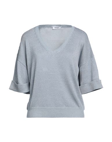 Base Milano Woman Sweater Pastel Blue Size 4 Cotton, Viscose, Polyamide