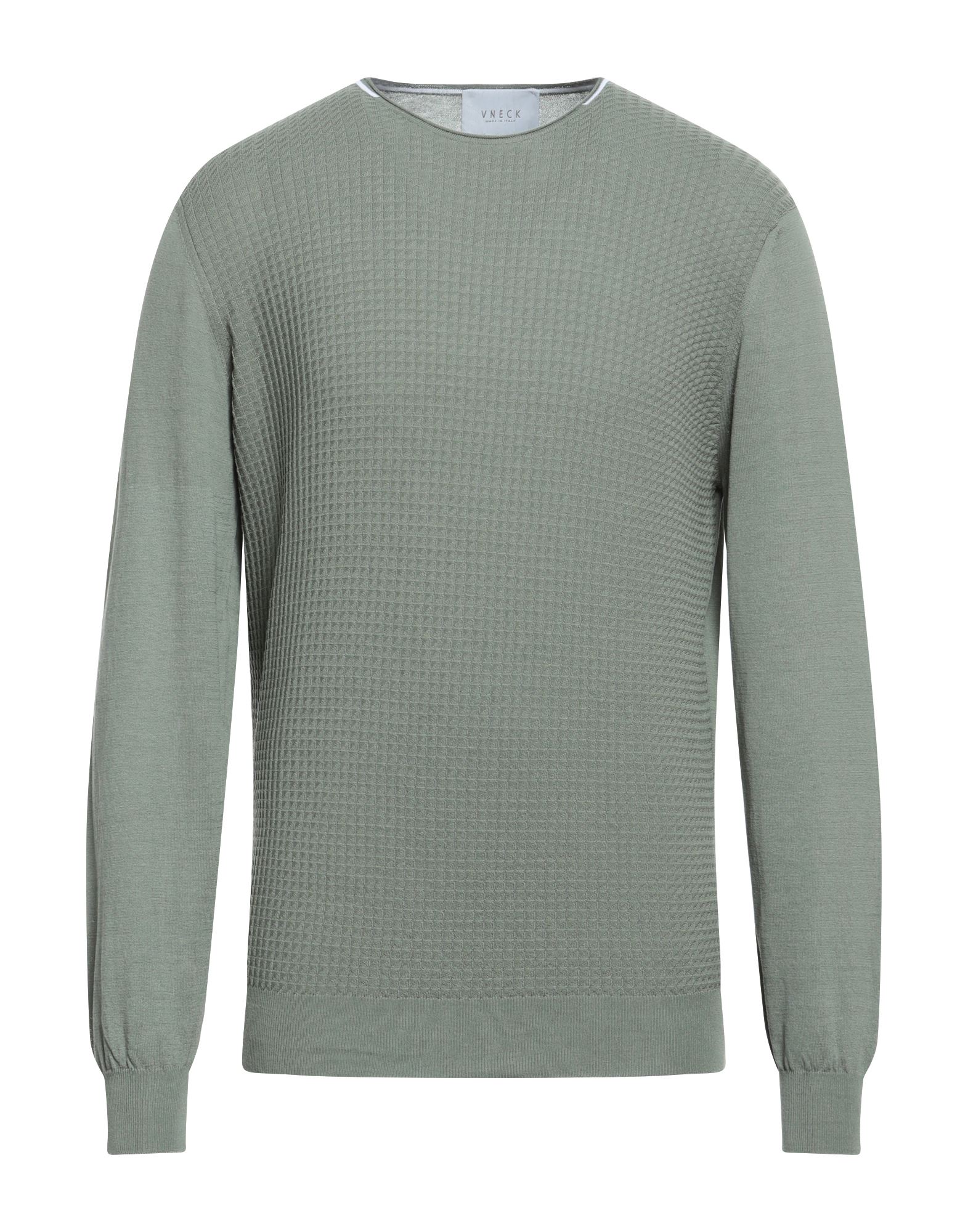 Vneck Sweaters In Sage Green