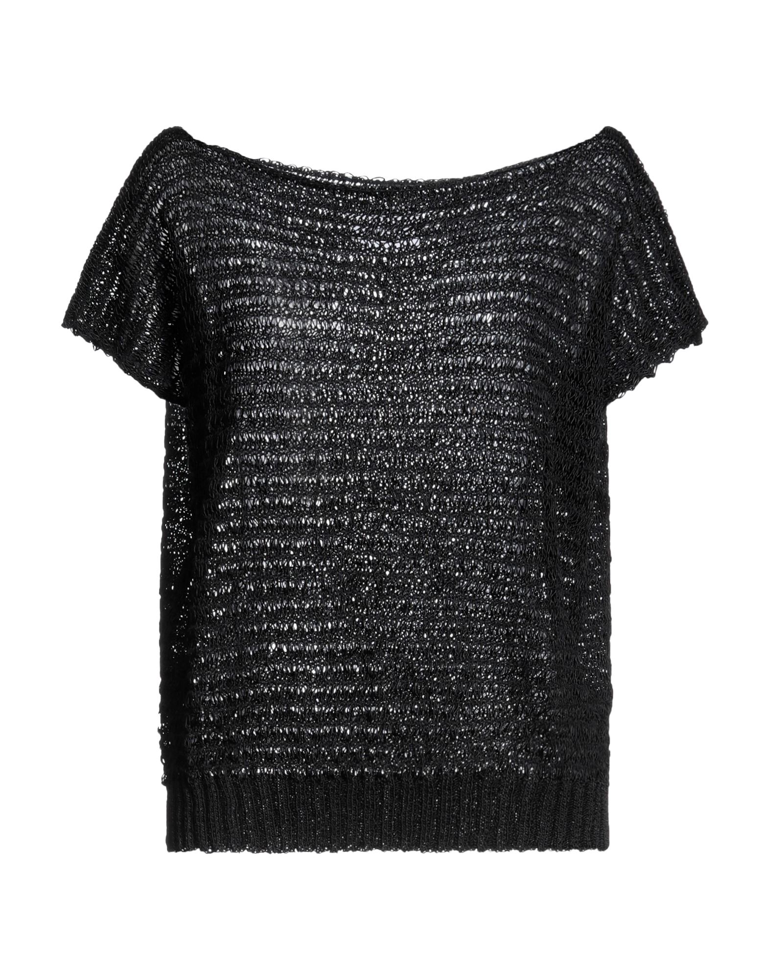Alpha Studio Sweaters In Black