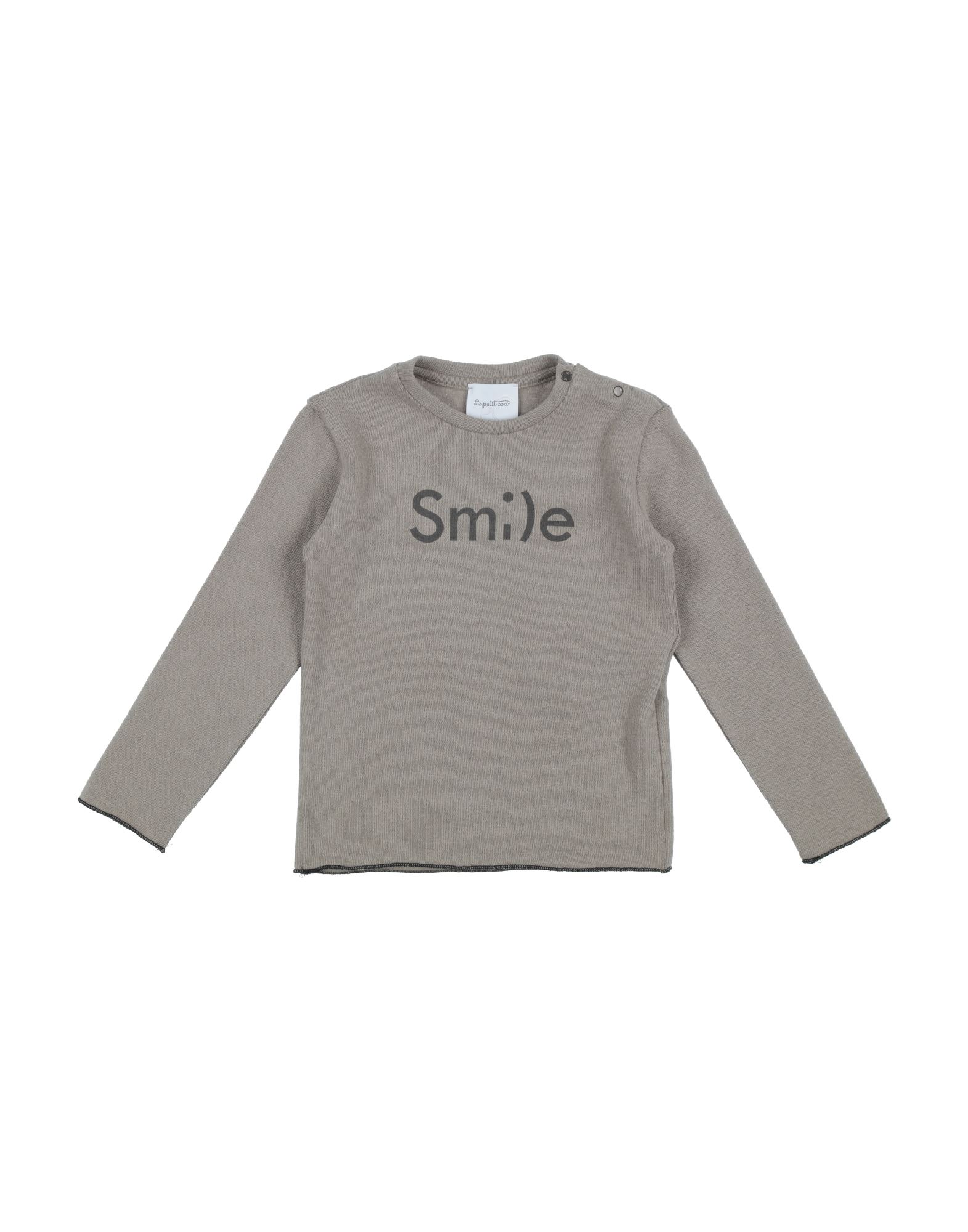 Le Petit Coco Kids'  Sweaters In Sage Green