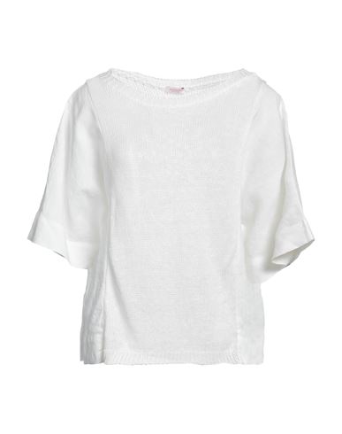 Rossopuro Woman Sweater Off White Size Xs Linen