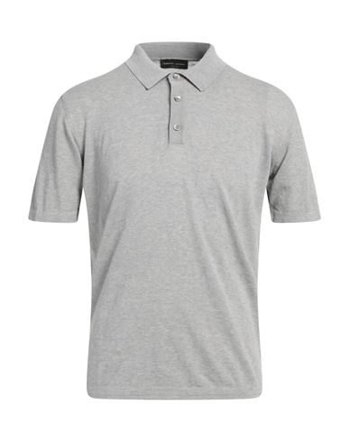Roberto Collina Man Sweater Grey Size 38 Cotton In Grey