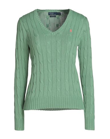 Polo Ralph Lauren Woman Sweater Light Green Size Xl Pima Cotton