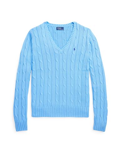 Polo Ralph Lauren Woman Sweater Pastel Blue Size Xl Pima Cotton