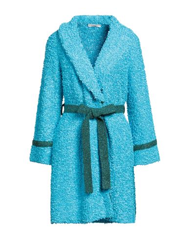 Charlott Woman Cardigan Azure Size S Wool, Viscose, Polyester, Polyamide In Blue