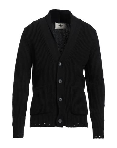 Macchia J Man Cardigan Black Size M Acrylic, Wool, Viscose