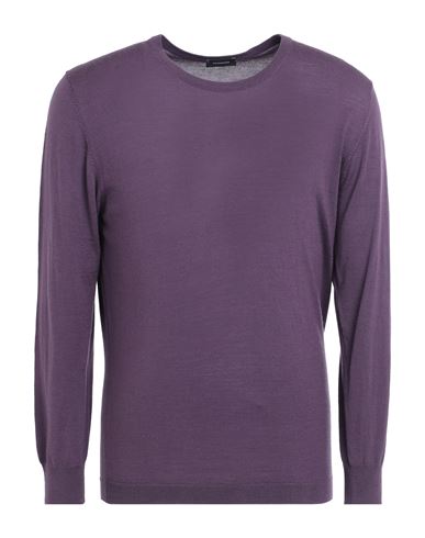 Rossopuro Man Sweater Purple Size S Wool