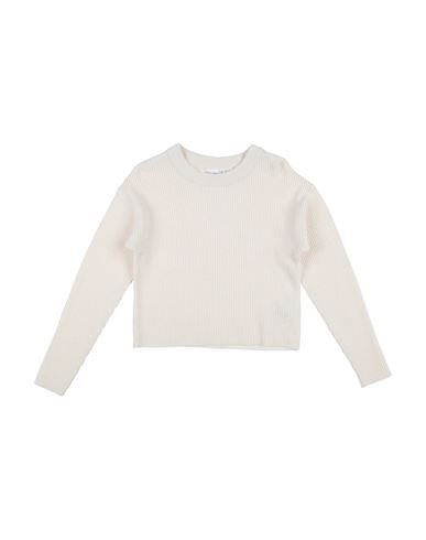 Name It® Babies' Name It Toddler Girl Sweater Ivory Size 7 Viscose, Nylon, Polyester In White