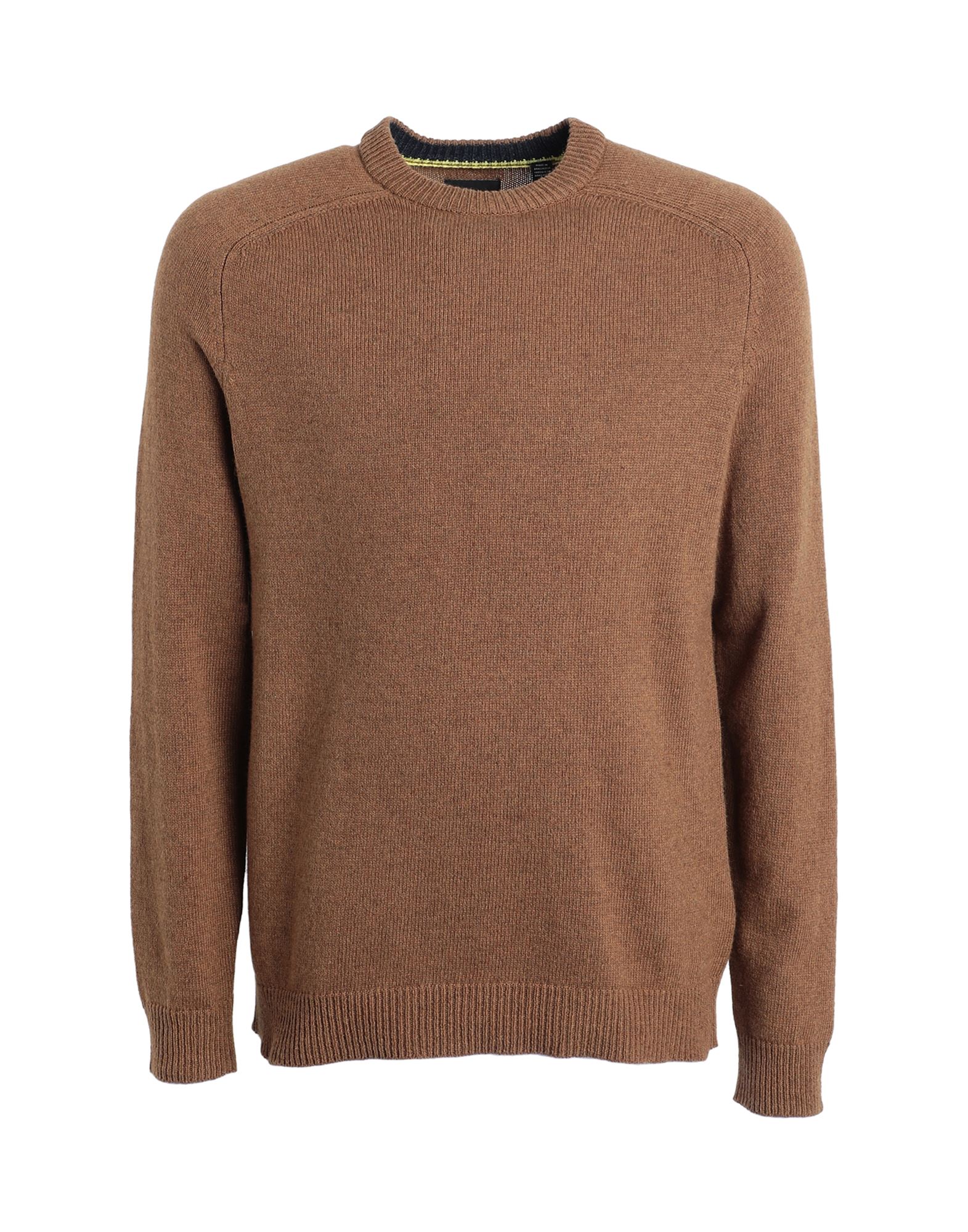 Only & Sons Man Sweater Brown Size L Cotton, Wool, Polyamide