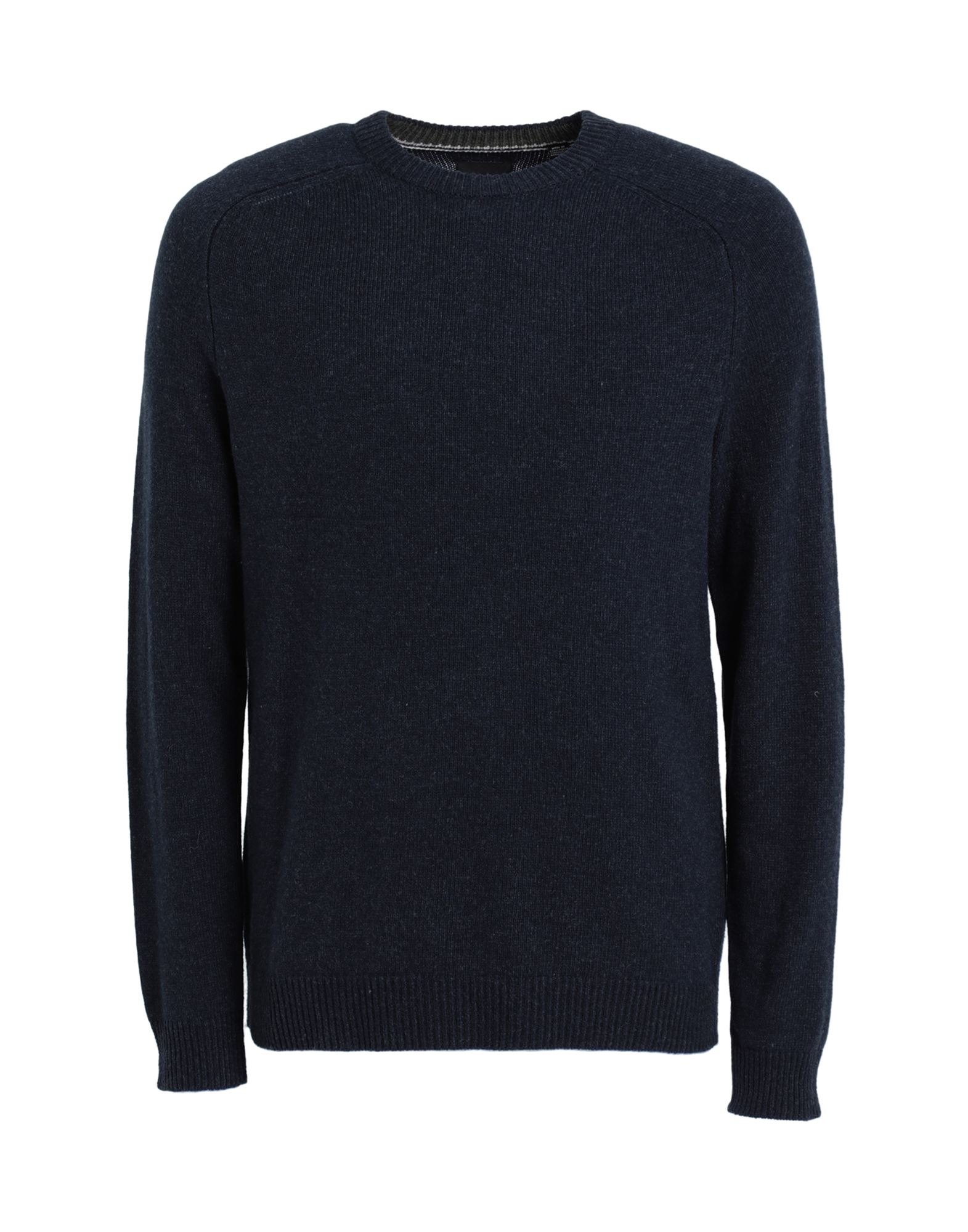 Only & Sons Man Sweater Navy Blue Size L Cotton, Wool, Polyamide