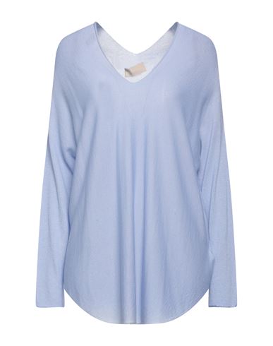 120% Woman Sweater Sky Blue Size Xs Cashmere