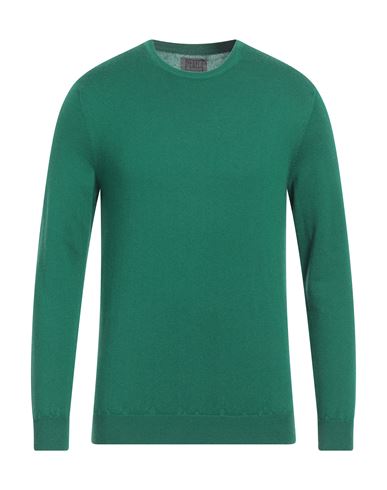 Shop Fedeli Man Sweater Green Size 38 Wool