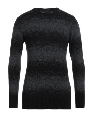 Macchia J Man Sweater Black Size L Wool, Polyamide