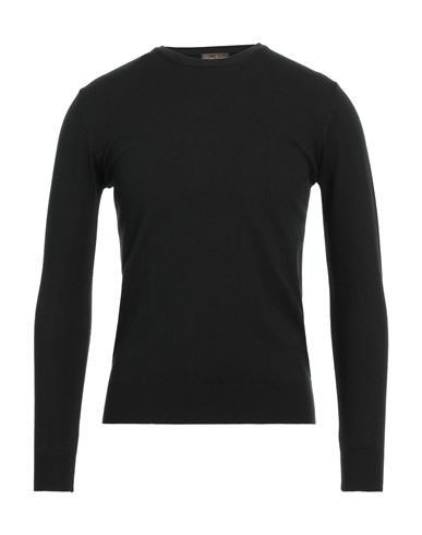 Florence Cashmere Man Sweater Black Size 44 Wool, Cashmere, Elastane