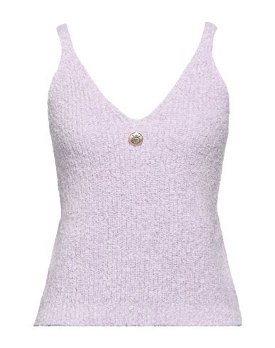 Odi Et Amo Woman Top Lilac Size L Cotton, Polyester In Purple