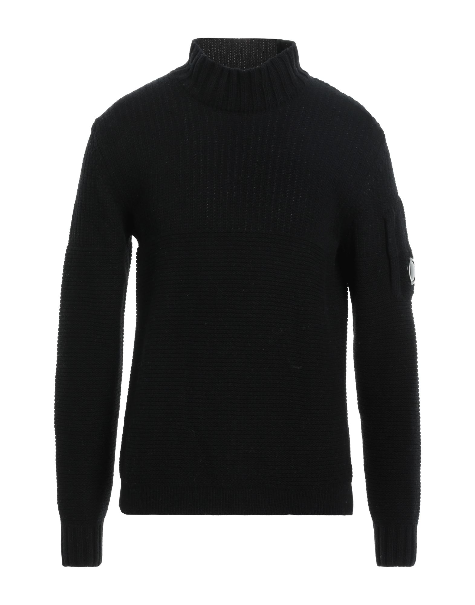C.P. COMPANY C. P. COMPANY MAN TURTLENECK BLACK SIZE 42 WOOL, POLYAMIDE