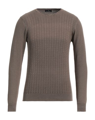 Malagrida Man Sweater Khaki Size Xl Cotton In Beige