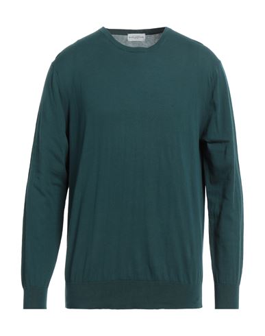 Ballantyne Man Sweater Dark Green Size 46 Cotton