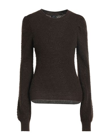 Pinko Uniqueness Woman Sweater Brown Size L Acrylic, Viscose, Polyamide, Alpaca Wool