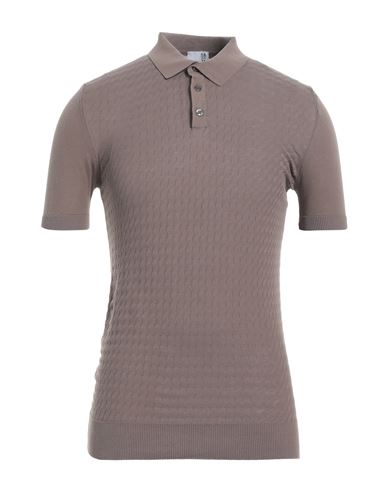 Qb24 Man Sweater Khaki Size S Cotton In Beige