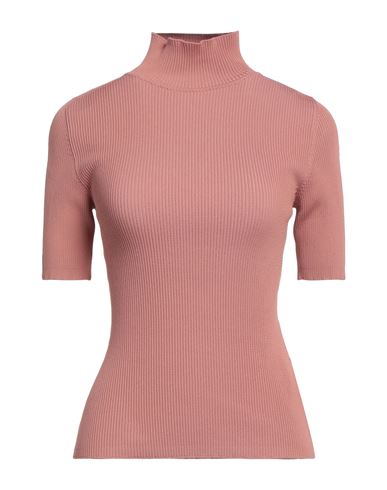 Off-white Woman Turtleneck Pastel Pink Size 6 Polyester, Polyamide, Elastane