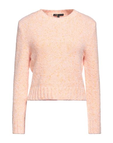 Maje Woman Sweater Salmon Pink Size 1 Cotton, Polyamide, Acrylic, Mohair Wool
