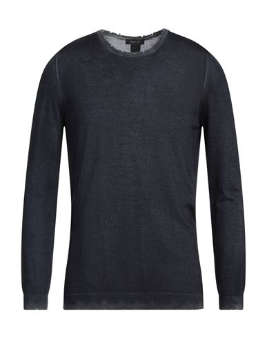 Avant Toi Man Sweater Navy Size M Cashmere, Silk In Black