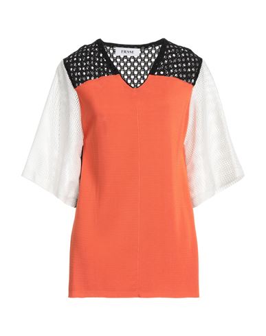 Frase Francesca Severi Woman Sweater Orange Size 6 Viscose, Polyester, Cotton