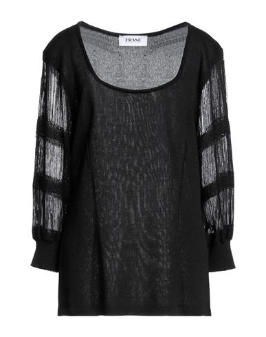 Frase Francesca Severi Woman Sweater Black Size 16 Viscose, Polyester